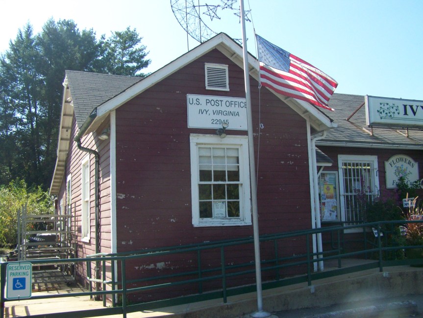 I love old post offices, too Ivy Virginia PO